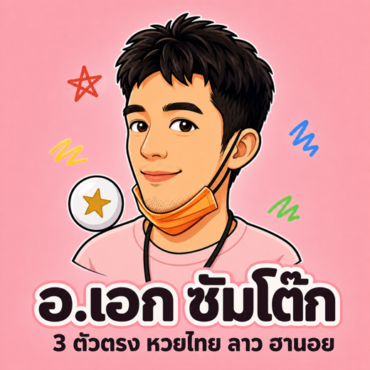 อ.เอก ซัมโต๊ก — 3 ตัวตรง หวยไทย ลาว ฮานอย
